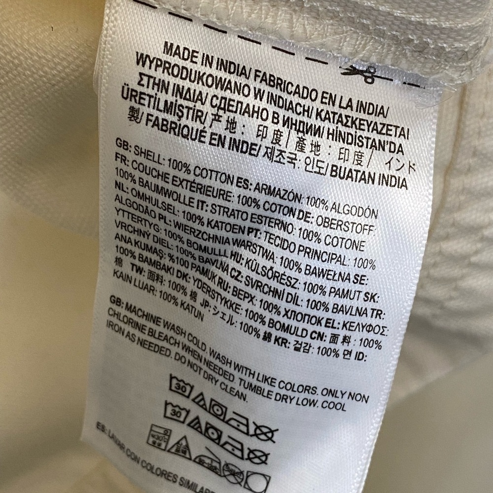 VANS Men’s Off-White Drill Chore Anorak Size M - Picture 13 of 16